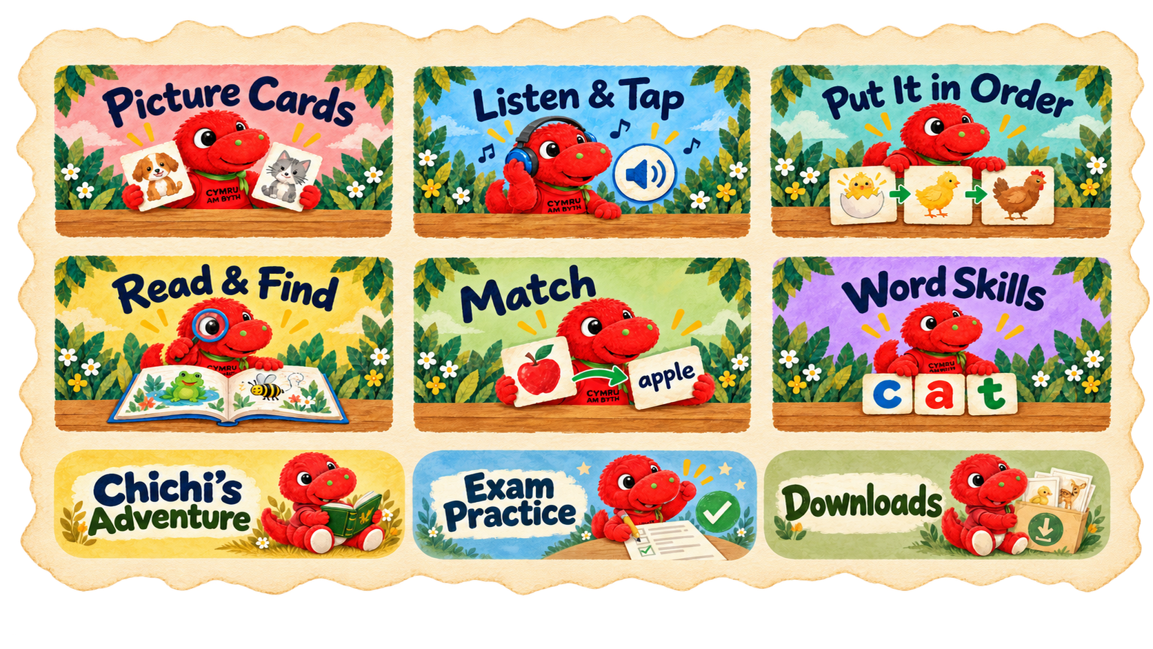 Week activity menu
